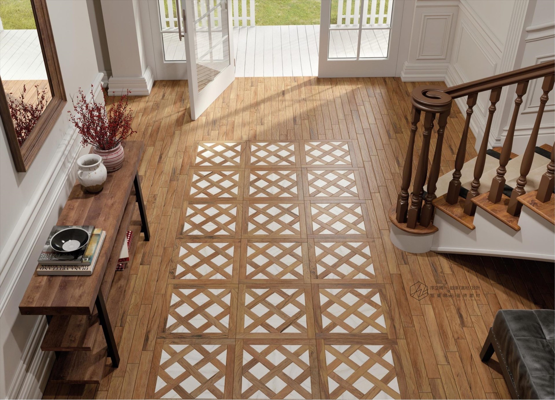 迴廊木紋系列